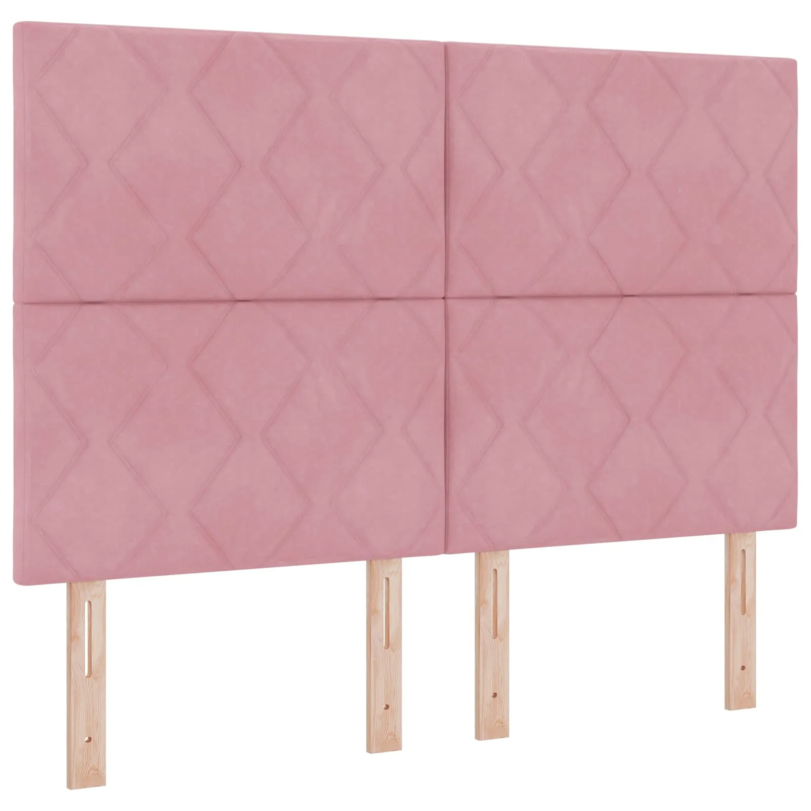 Ottoman-Bett mit Matratze 203 x 144 x 88 cm Rosa