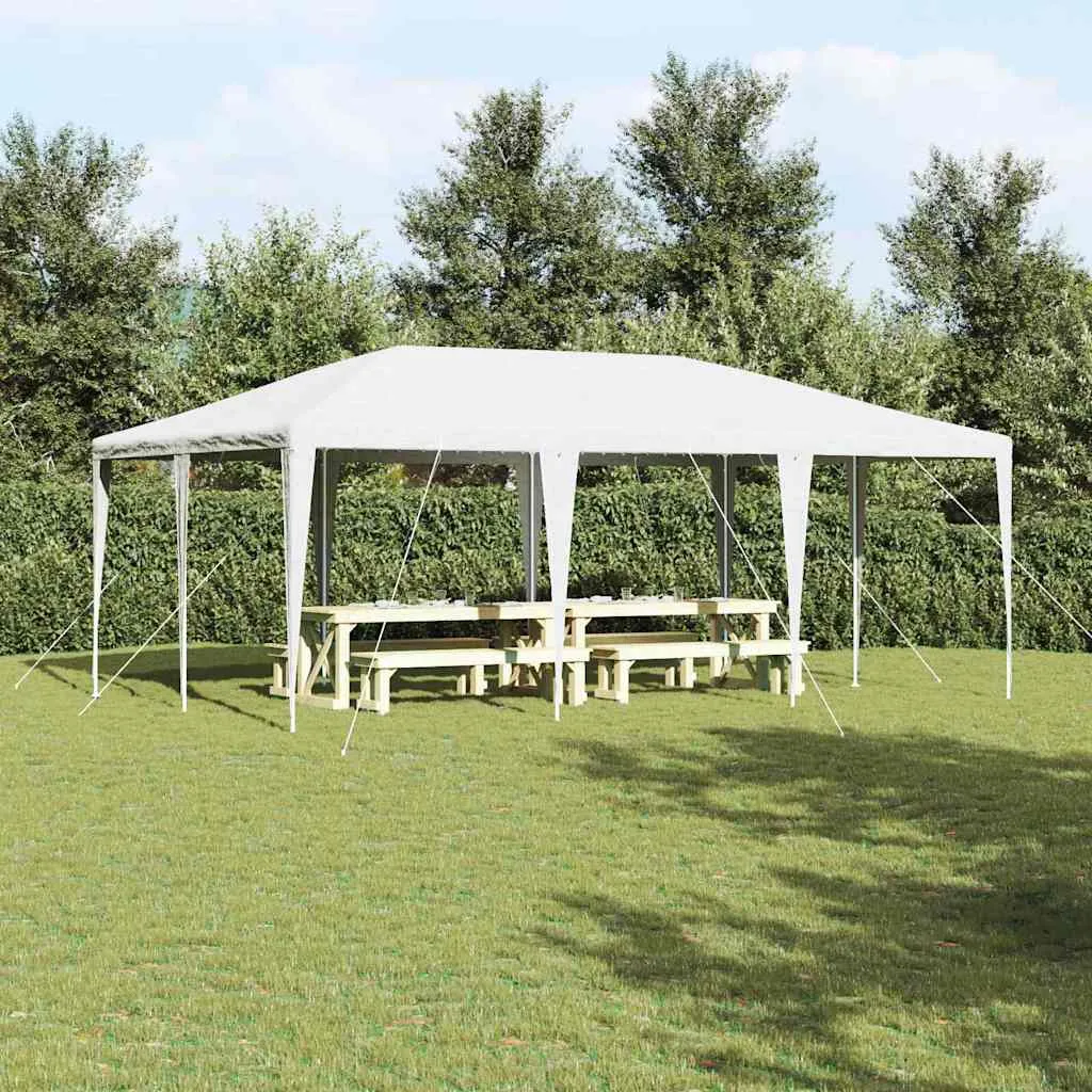 Modernes weißes Partyzelt 600x400x266 cm – robust und zusammenklappbar