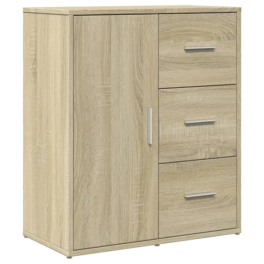Robustes Sideboard 60 x 31 x 70 cm in Sonoma-Eiche