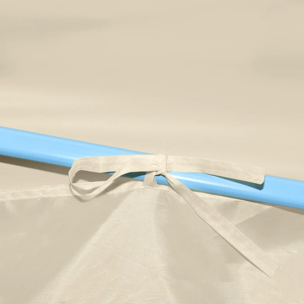 Faltbares Partyzelt 870x291x315 cm Creme mit UV- und wasserbeständigem Dach