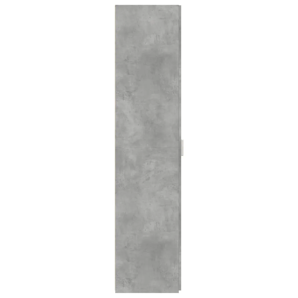 Highboard Betongrau 30 x 42,5 x 185 cm aus Holzwerkstoff