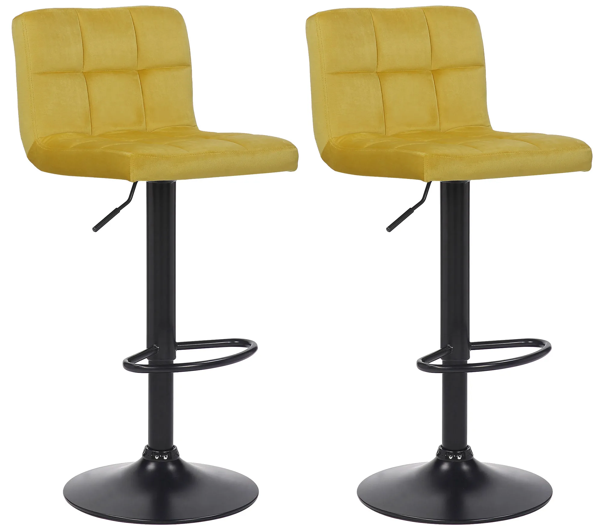 Barhocker Set Feni 40x40x85 cm Gelb