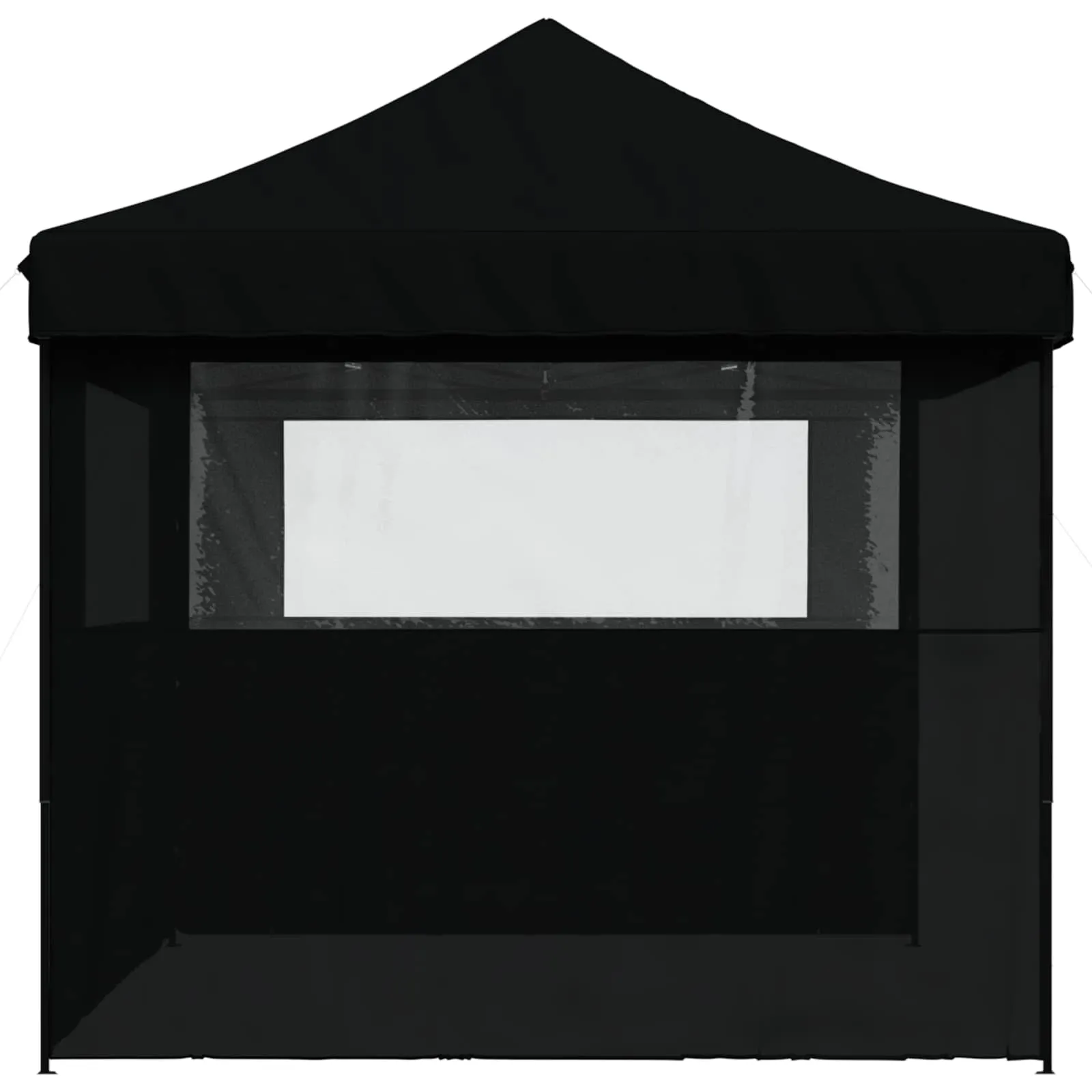 Faltbares Pop-up-Partyzelt 440x292x315 cm in Schwarz