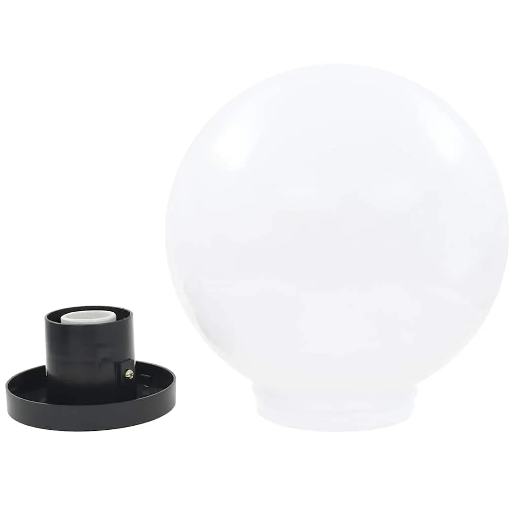 LED-Kugellampen Set 25 cm Weiß, 4 Stück, PMMA