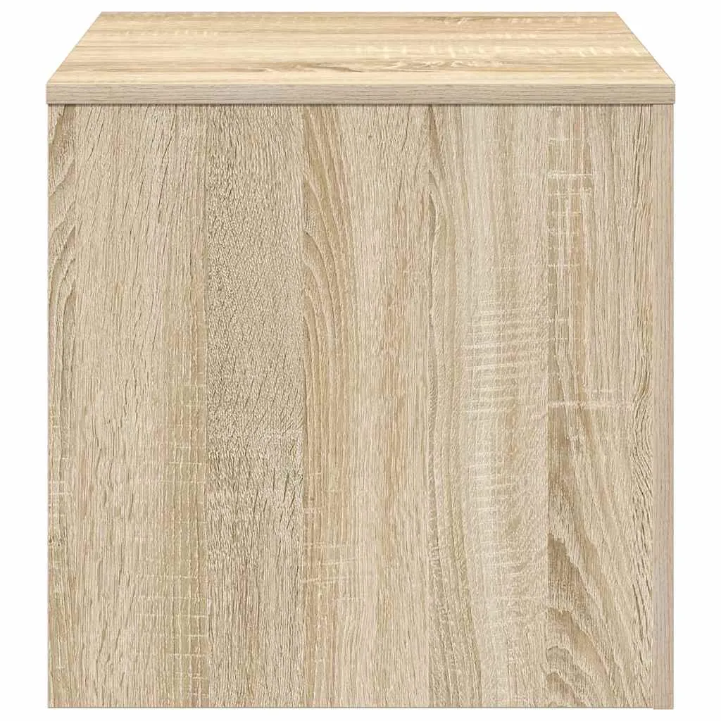 Beistelltische Set Sonoma-Eiche 45x45x45, 35x35x35 & 24x24x24 cm Massivholz