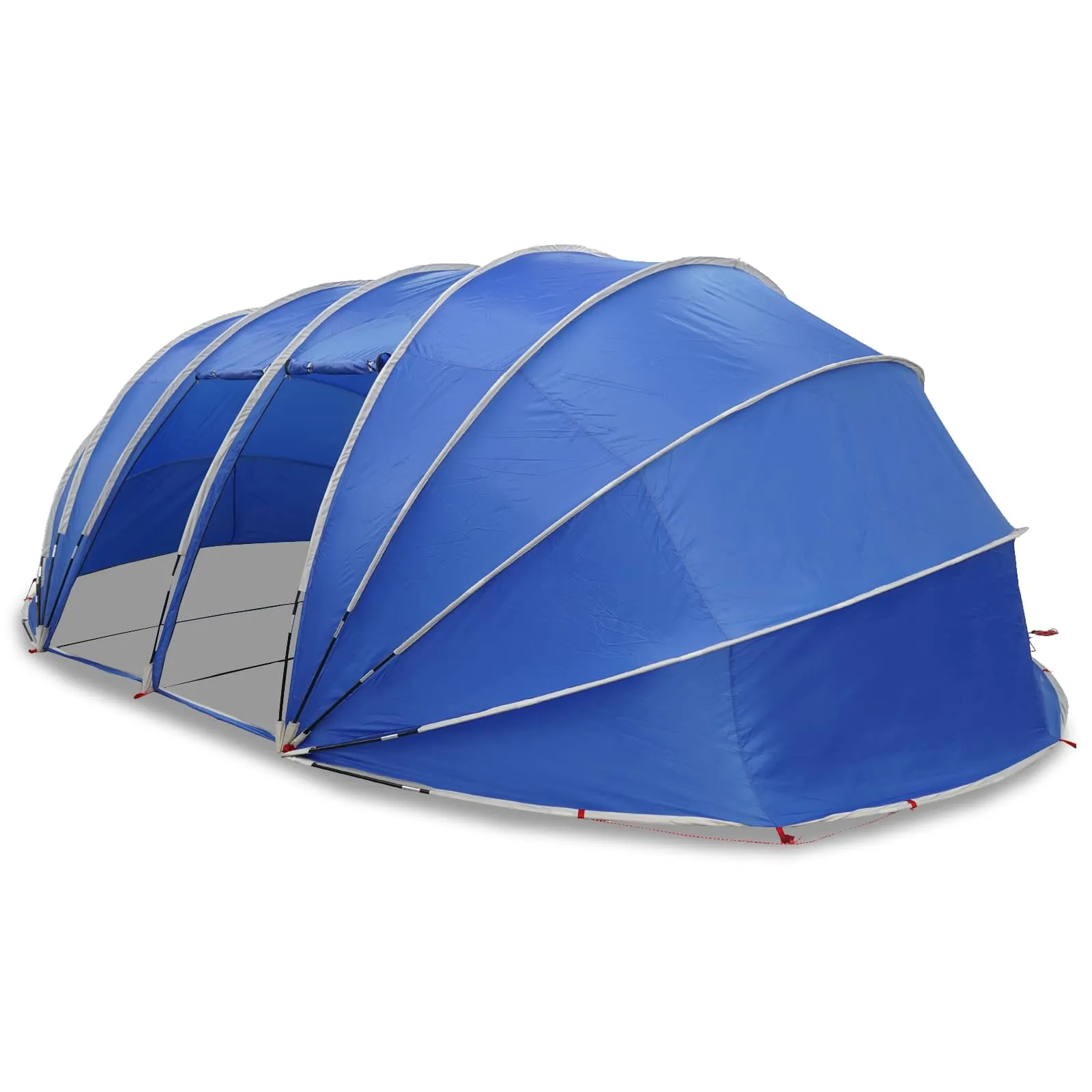 Modernes Poolzelt 538x440x204 cm Grün mit PU-beschichtetem Polyester