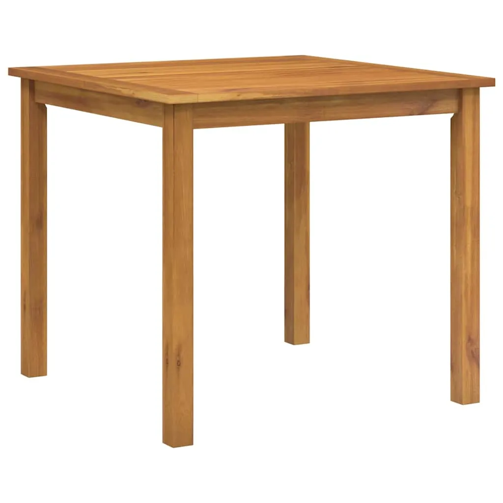 Modernes Garten-Dining-Set Echtholz 85x85x74 cm Grau