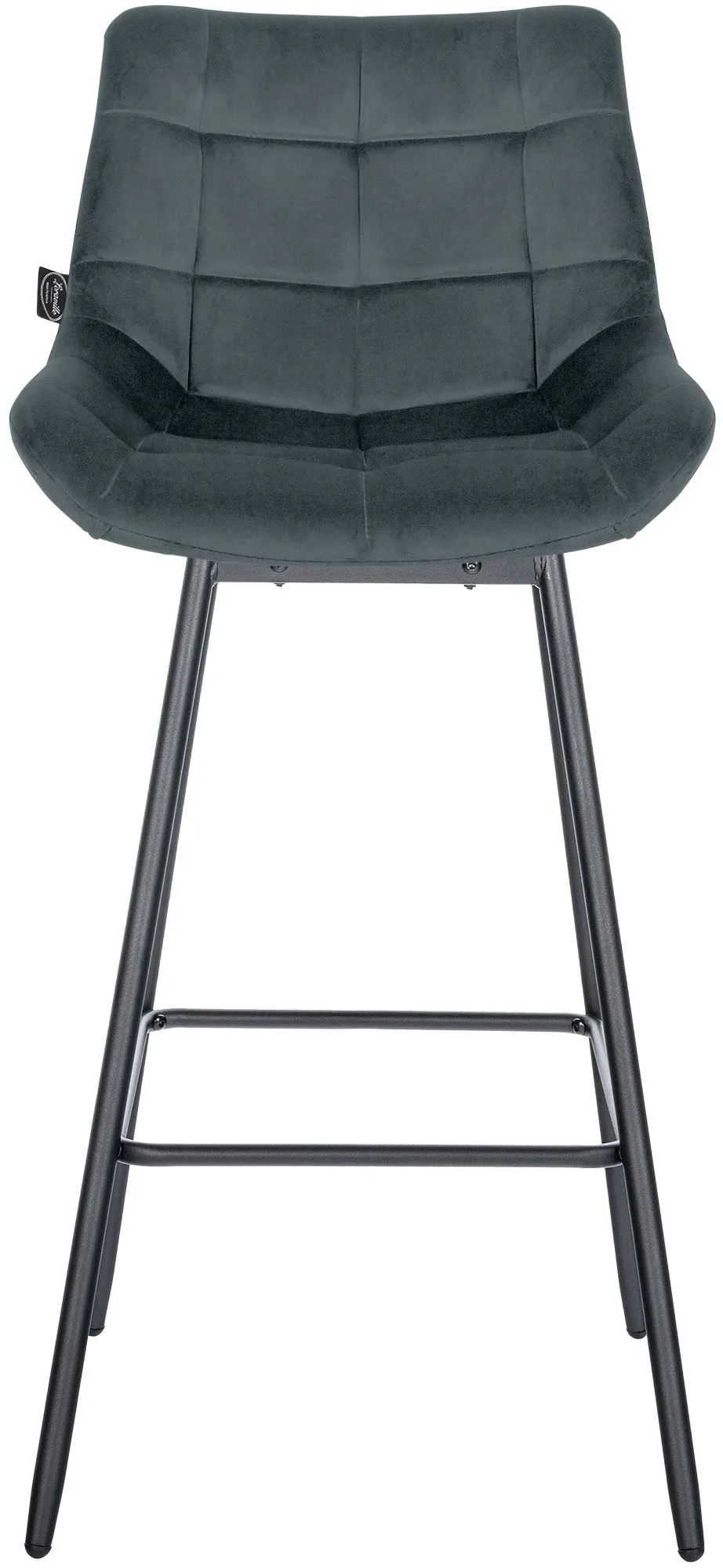Barhocker Weston schwenkbar 105x49x56 cm dunkelgrau