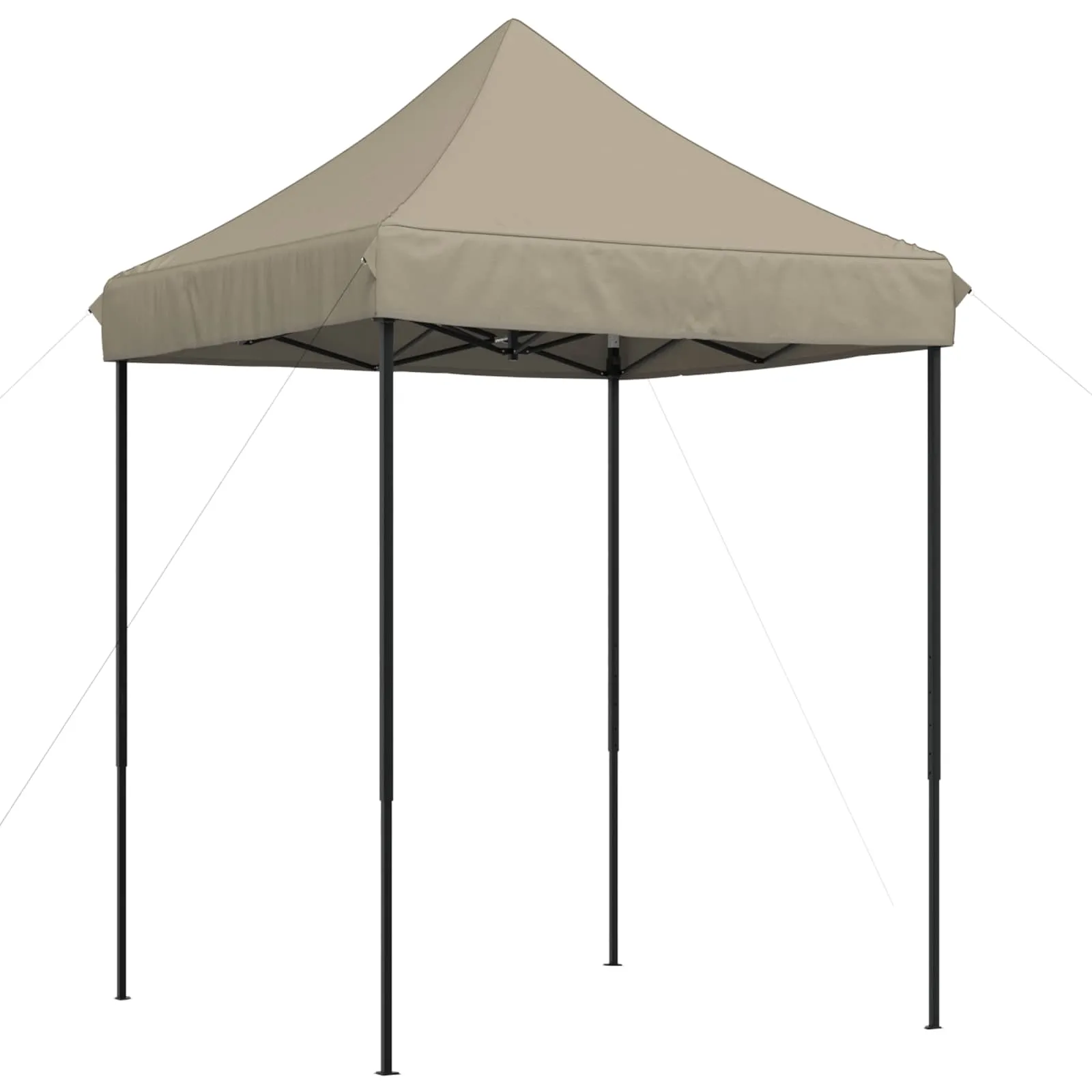 Modernes faltbares Partyzelt 200x200x306 cm in Taupe