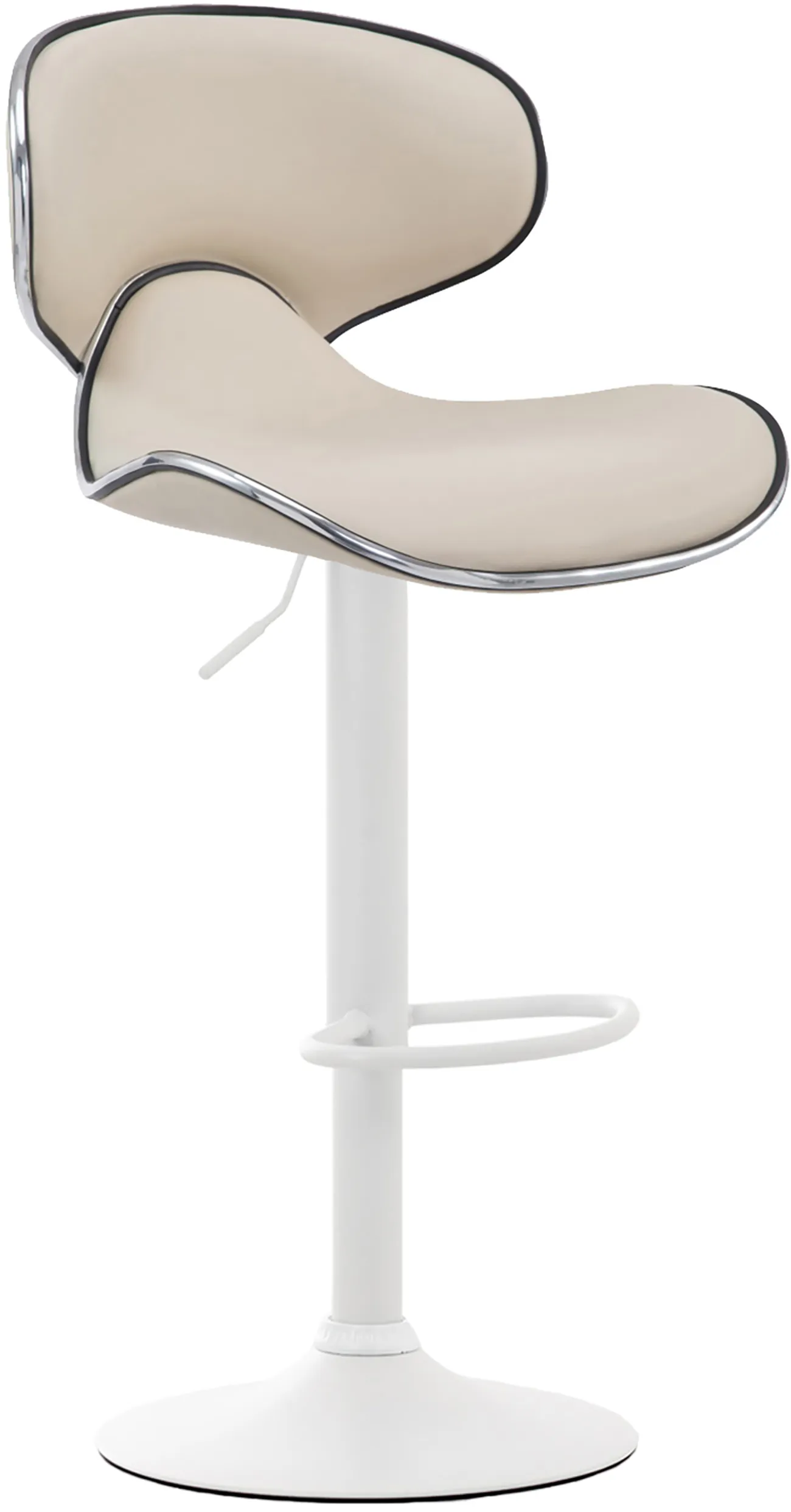 Barhocker Las Vegas V2 88-108x46x49 cm creme