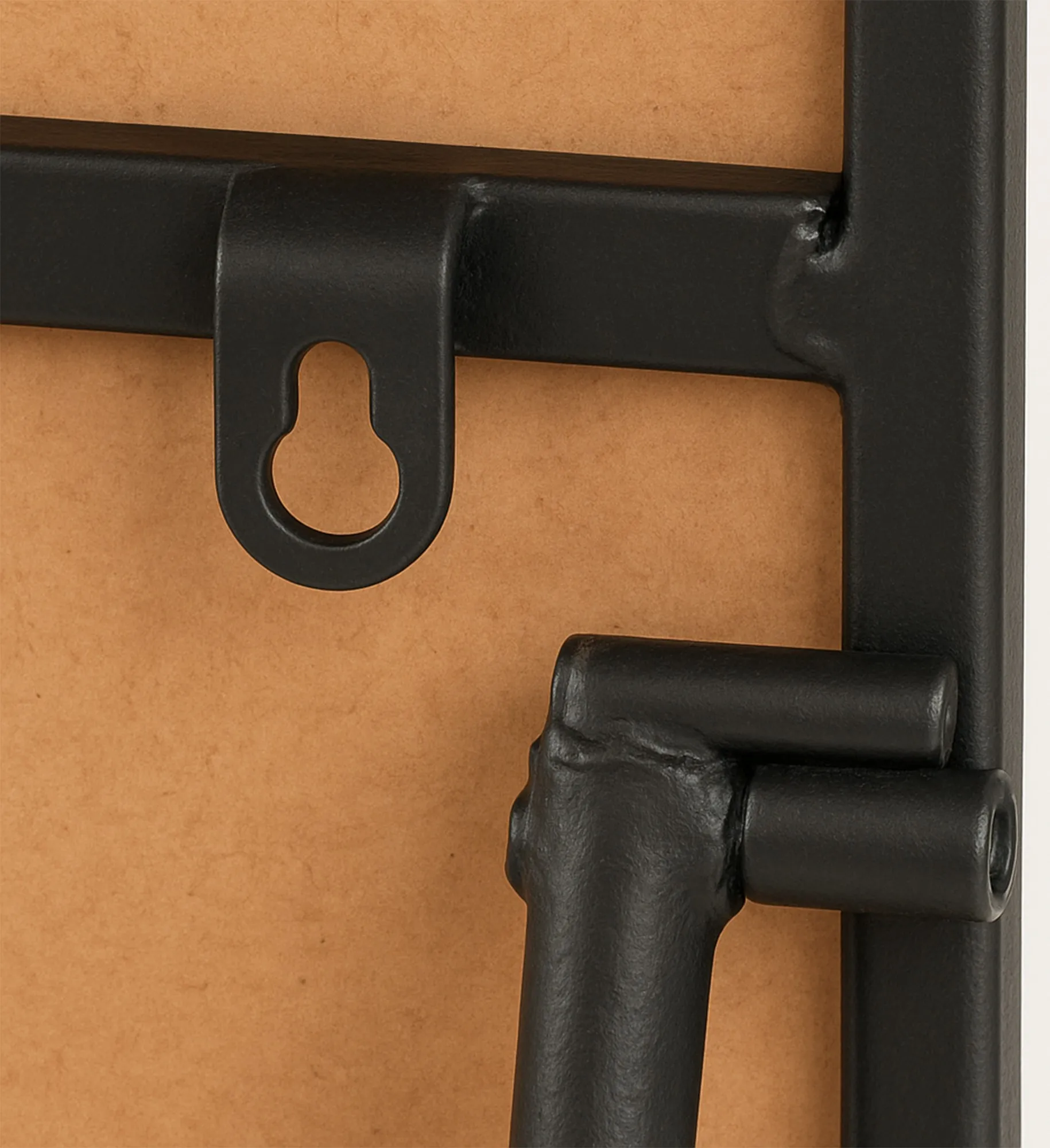 Spiegel Gurnee 160x50 cm schwarz-matt