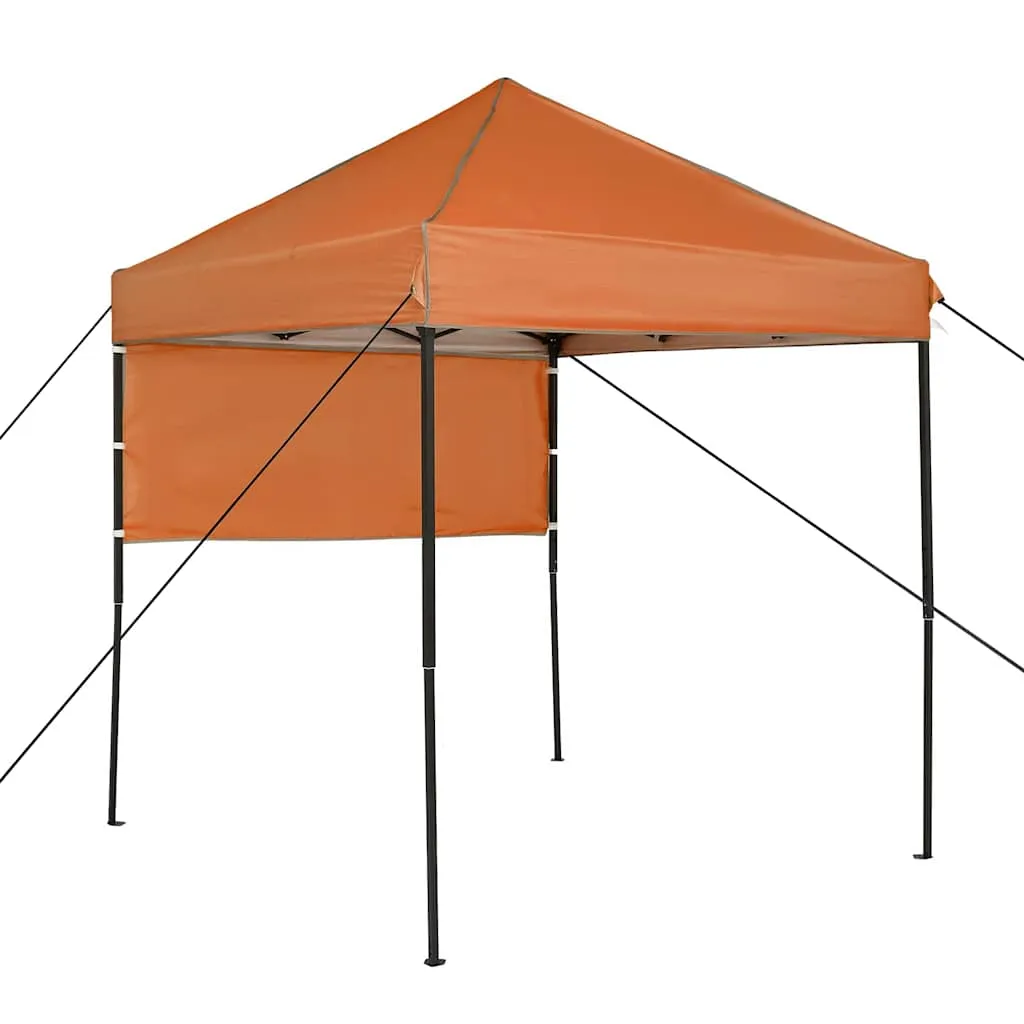 Pop-up Himmelzelt 194 x 194 x 251 cm in Orange für den Außenbereich