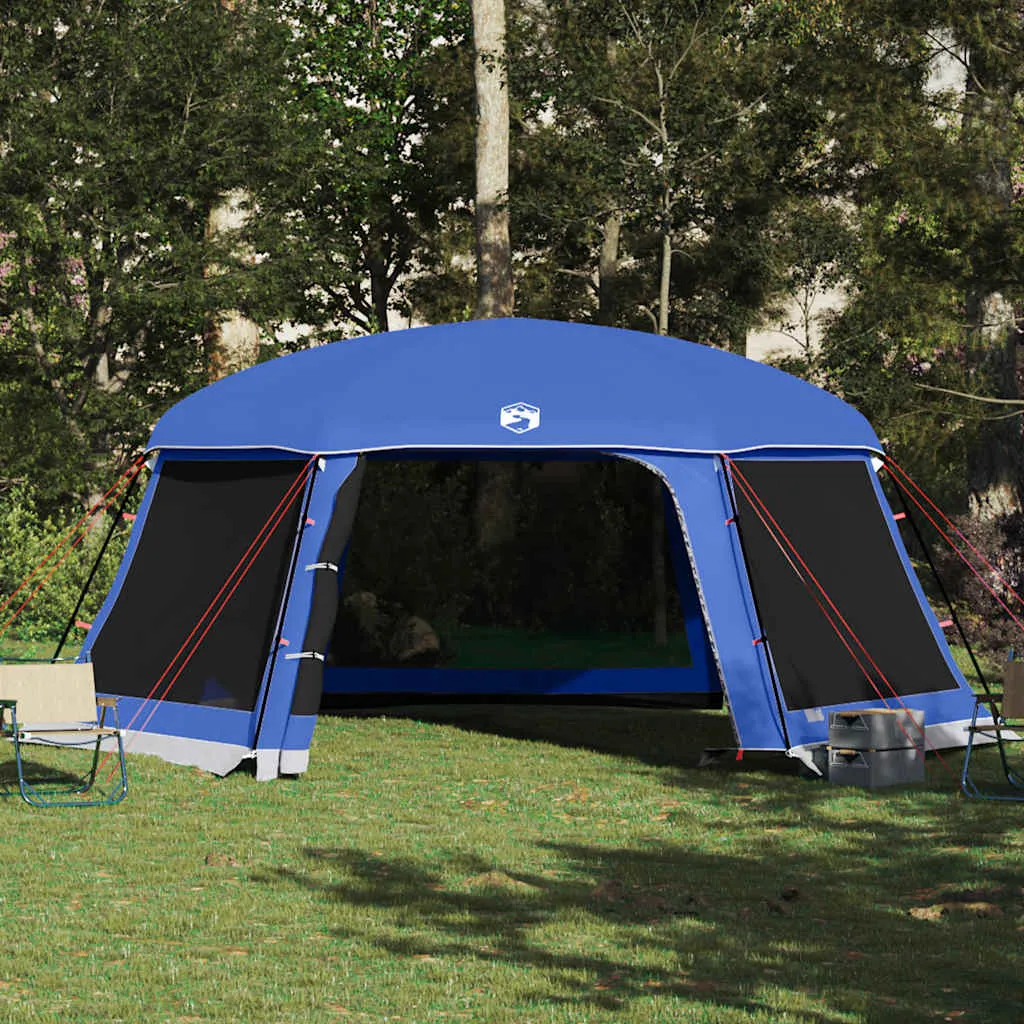 Poolzelt Azurblau 618x532x246 cm mit abnehmbarem Überzelt