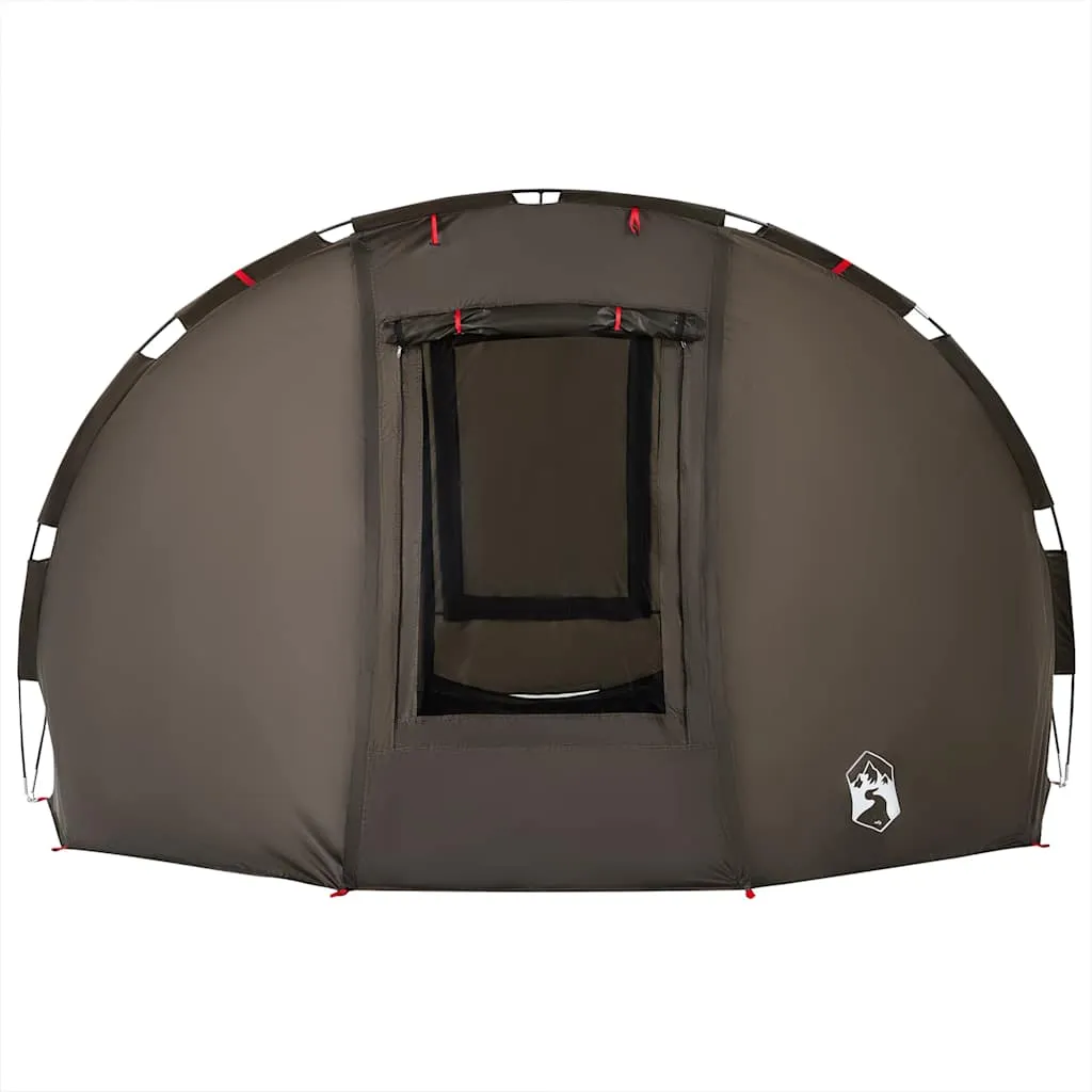 Angelzelt Campingzelt 307x290x170 cm Braun wasserdicht winddicht