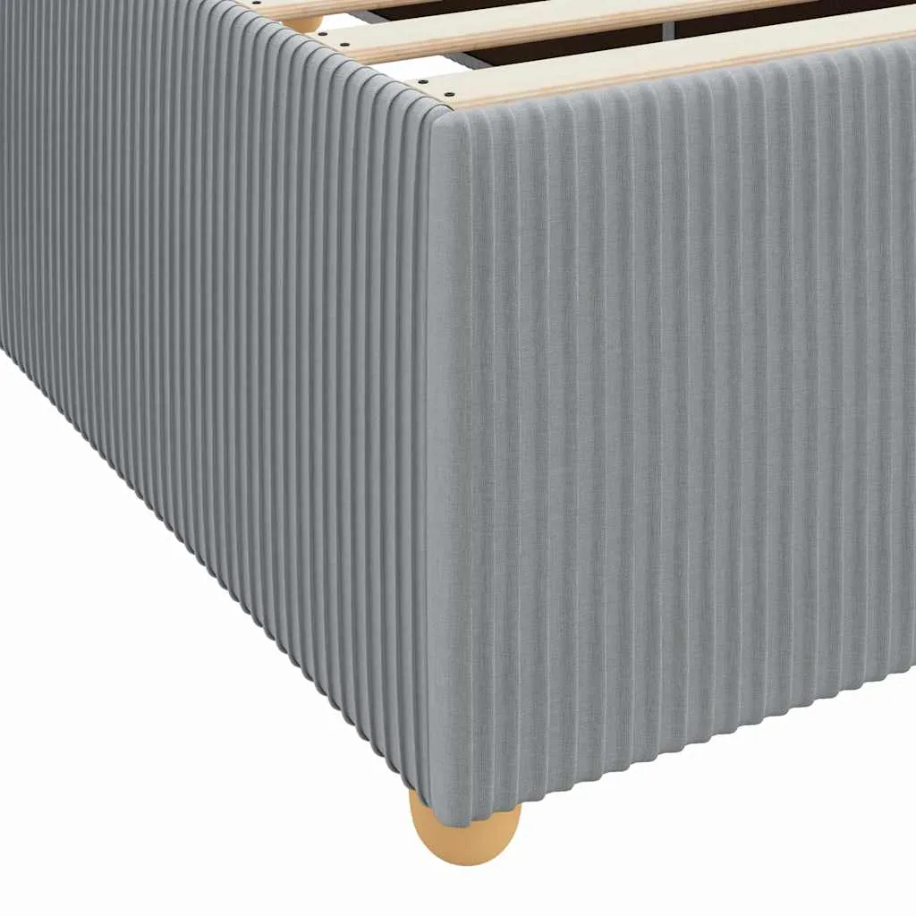 Schlafsofa aus Holzwerkstoff mit Matratze, 200x80 cm, Hellgrau
