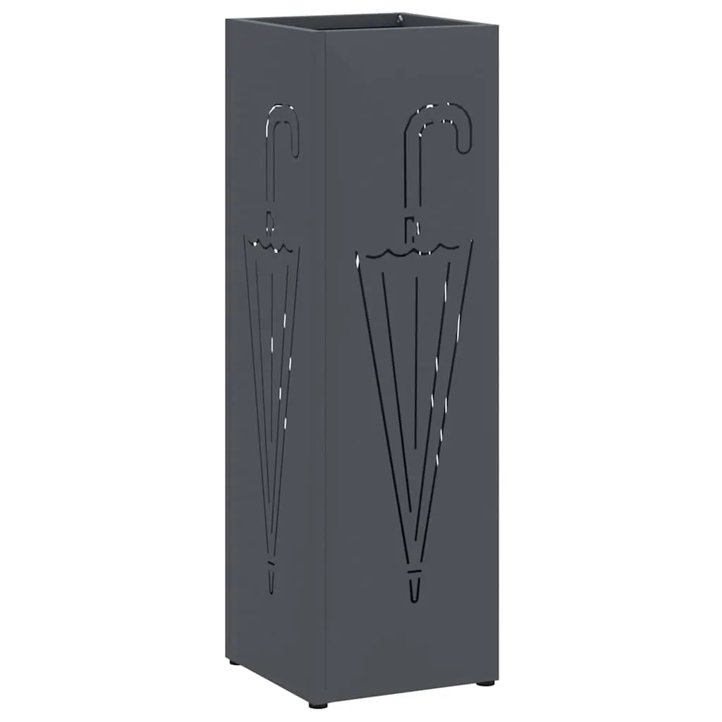 Sonnenschirmhalter Anthrazit 15,5 x 15,5 x 49 cm Metall