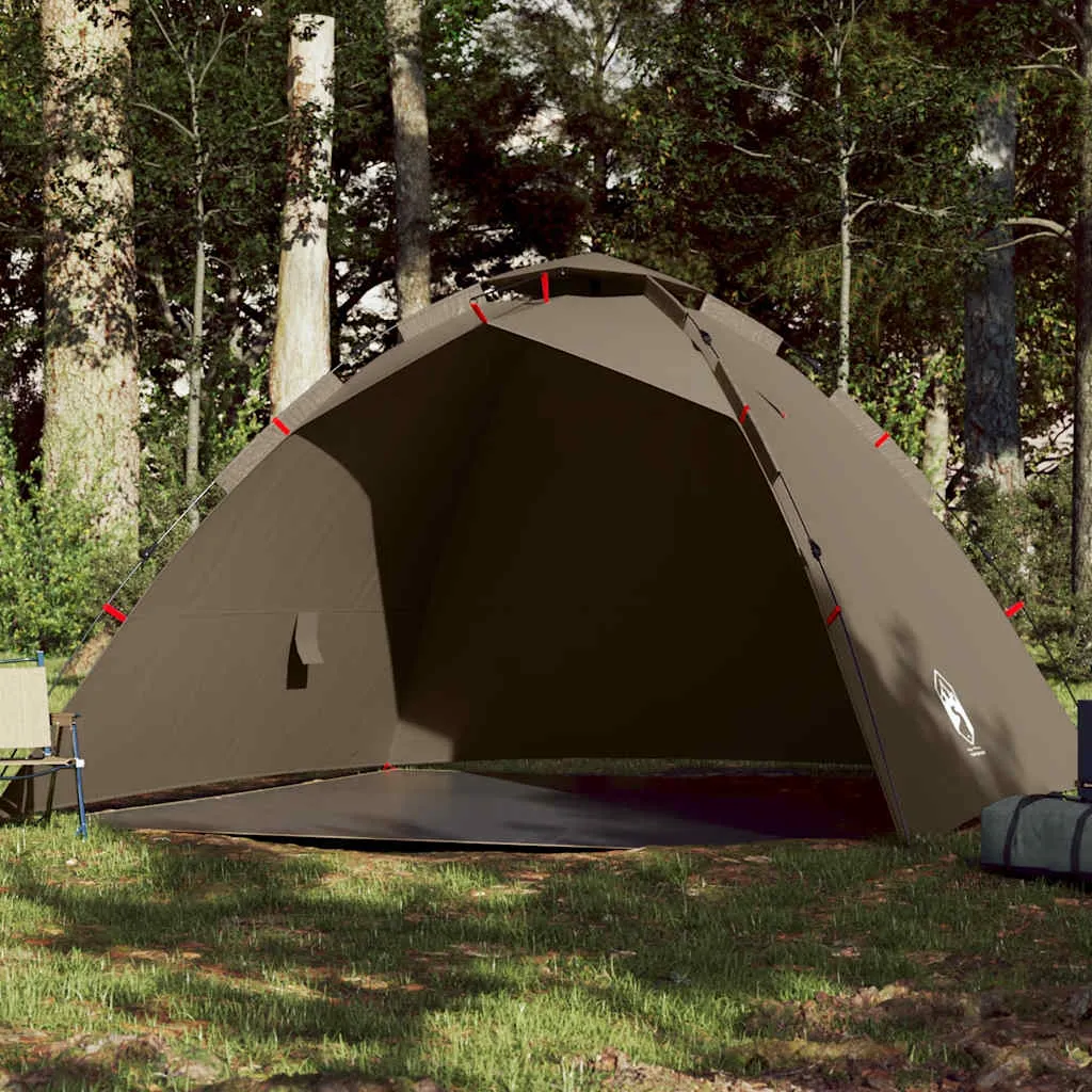 Angelzelt Campingzelt 260x246x180 cm Olivgrün wasserdicht winddicht