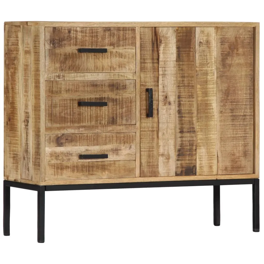 tinkaro Kommode KALA kleine Anrichte Mangoholz modern industrial Stil