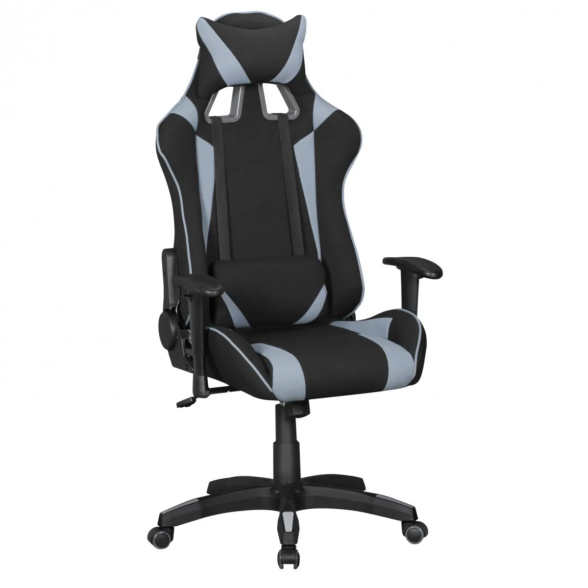 tinkaro Drehstuhl VELI Stoff Schreibtischstuhl Schwarz/Grau tinkaro Drehstuhl VELI Stoff Schreibtischstuhl Schwarz/Grau