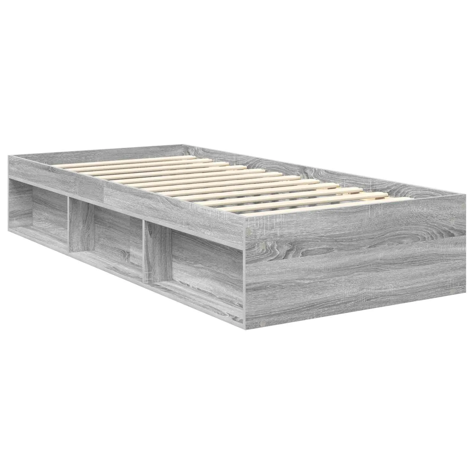 Bettgestell 93 x 210 x 100 cm Sonoma-Grau