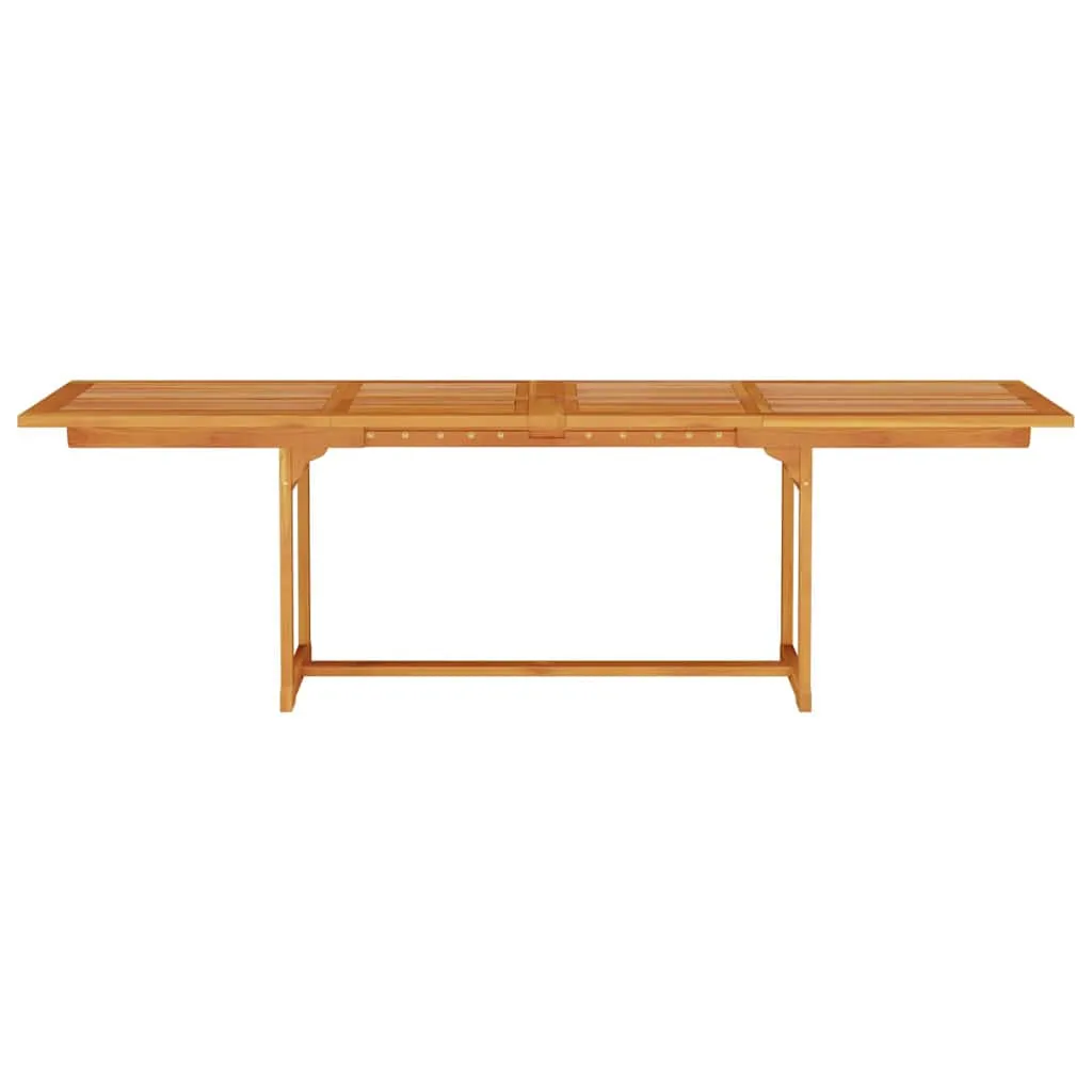 Rustikales Garten-Ess-Set Echtholz 240x100x75 cm Braun