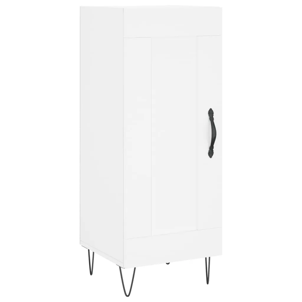 Elegantes Highboard in Weiß, 34,5 x 34 x 180 cm