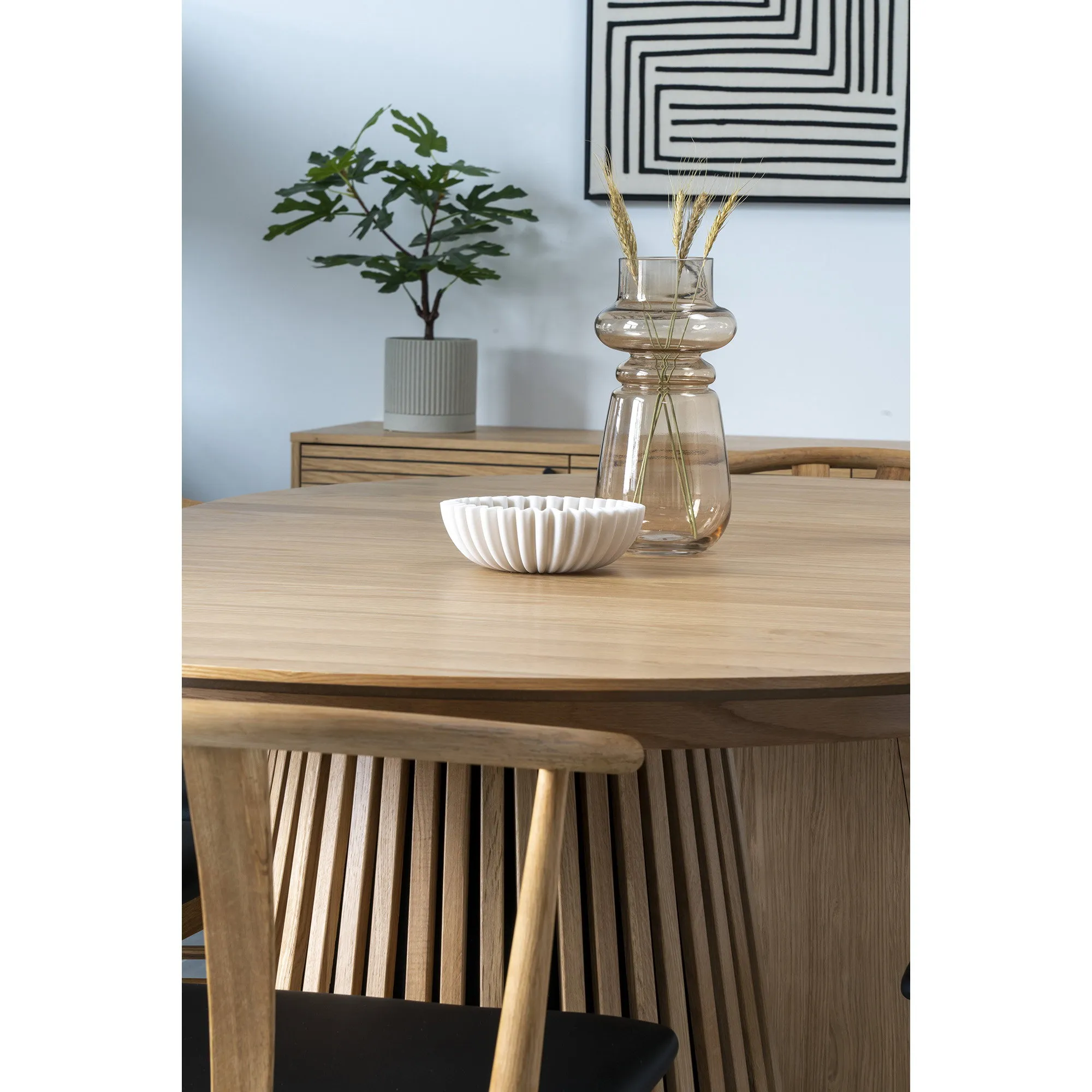 tinkaro Vase Glas Hellbraun