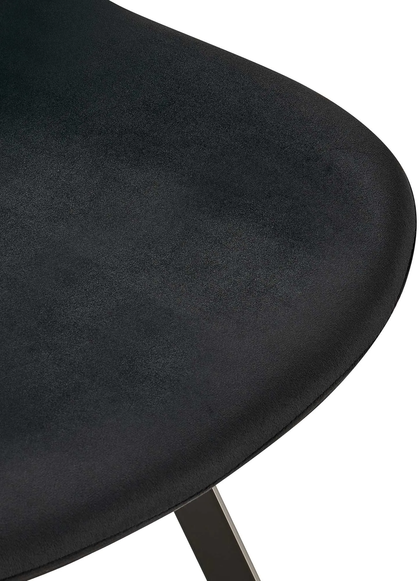 Esszimmerstuhl Lewes Drehstuhl 89x53x59 cm Schwarz