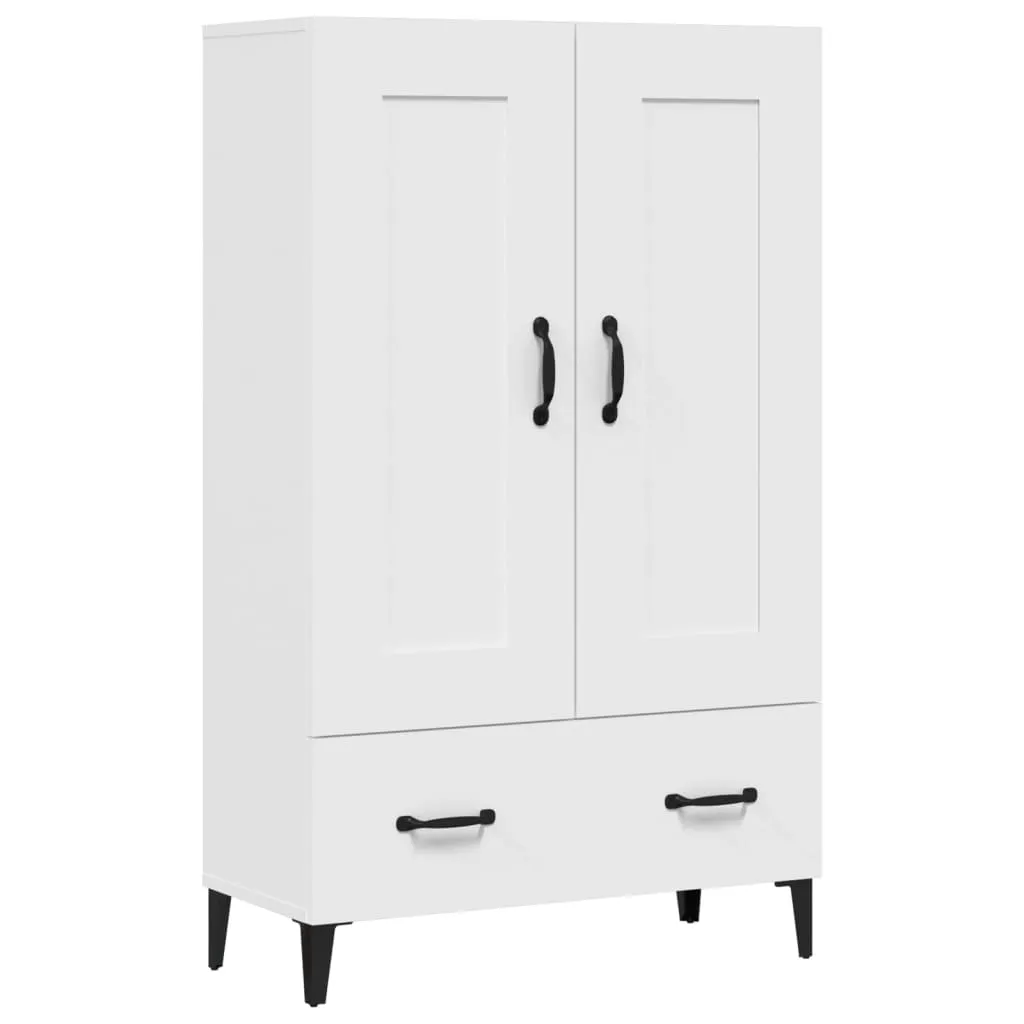 Highboard Weiß 70x31x115 cm Holzwerkstoff