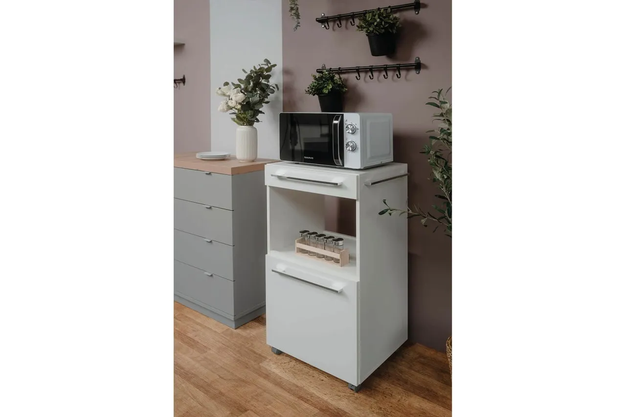 finori Rollcontainer Palma 50x95,5 cm weiß Schubladenschrank