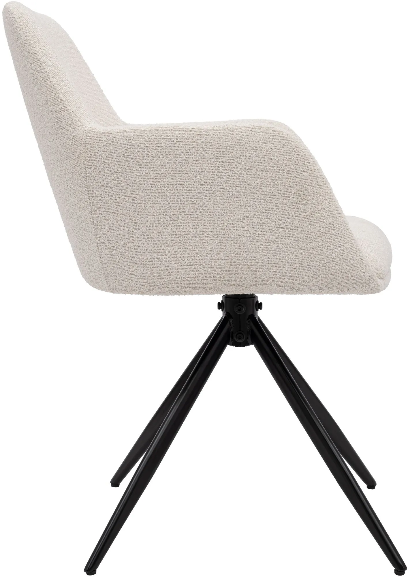 Esszimmerstuhl Olema 82x56x58 cm creme