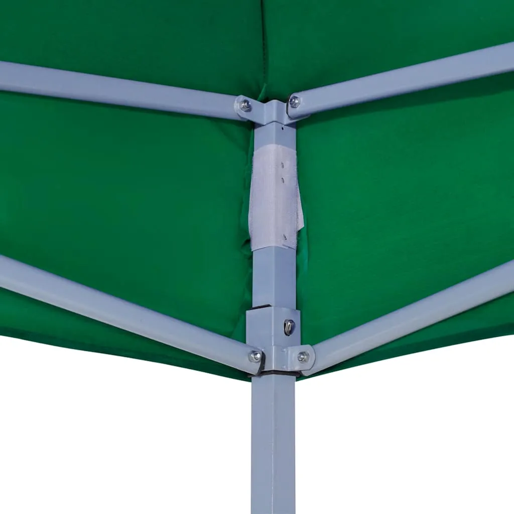 Partyzelt-Dach 410x280 cm Grün aus UV- und wasserbeständigem Oxfordgewebe