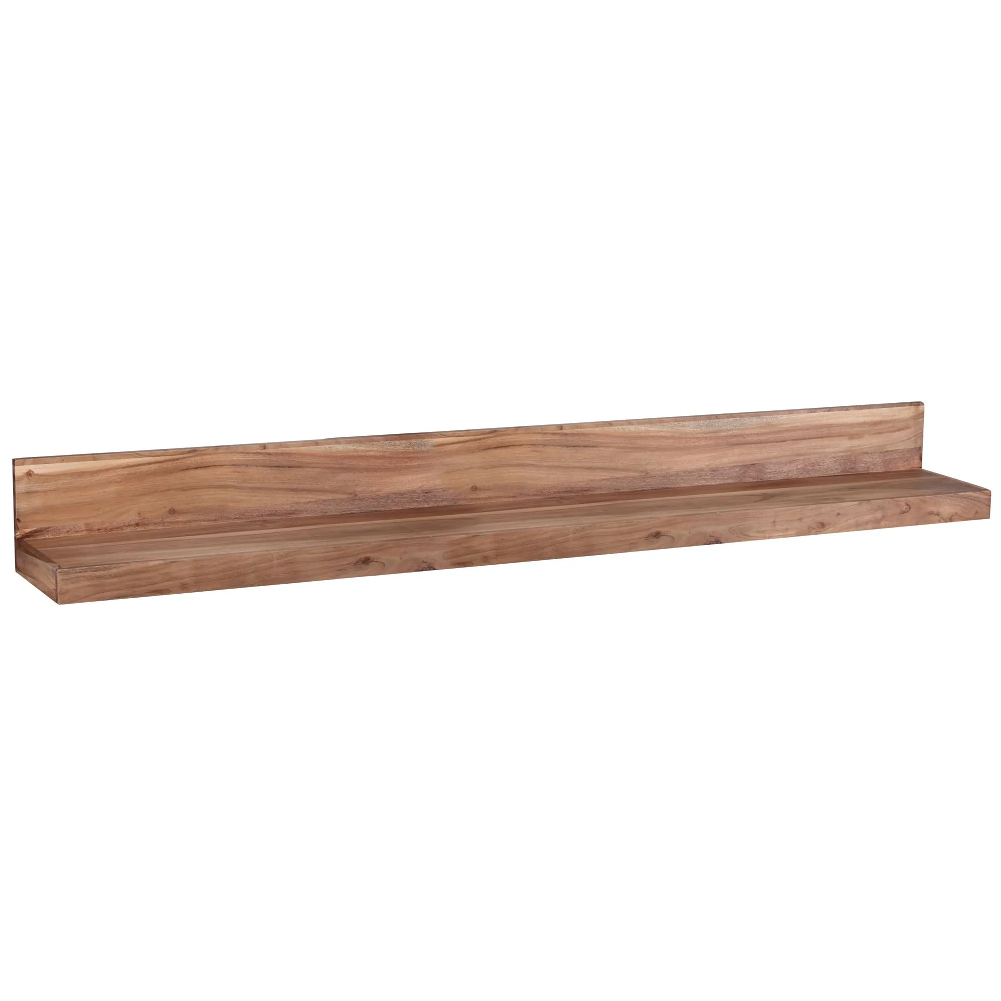 tinkaro Wandregal eckig LEIF Massiv-Holz Akazie Wand-Panel Braun tinkaro Wandregal eckig LEIF Massiv-Holz Akazie Wand-Panel Braun