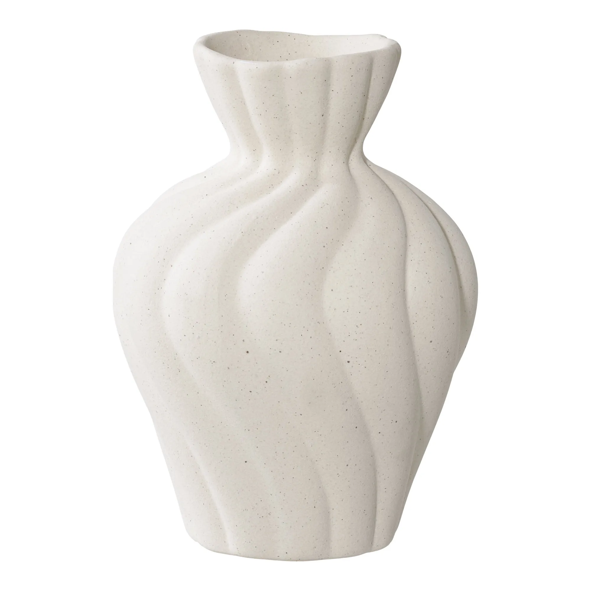 tinkaro Vase Set 2-teilig Keramik 8,8/10,5 - 9/11 - 12/15 cm Weiß