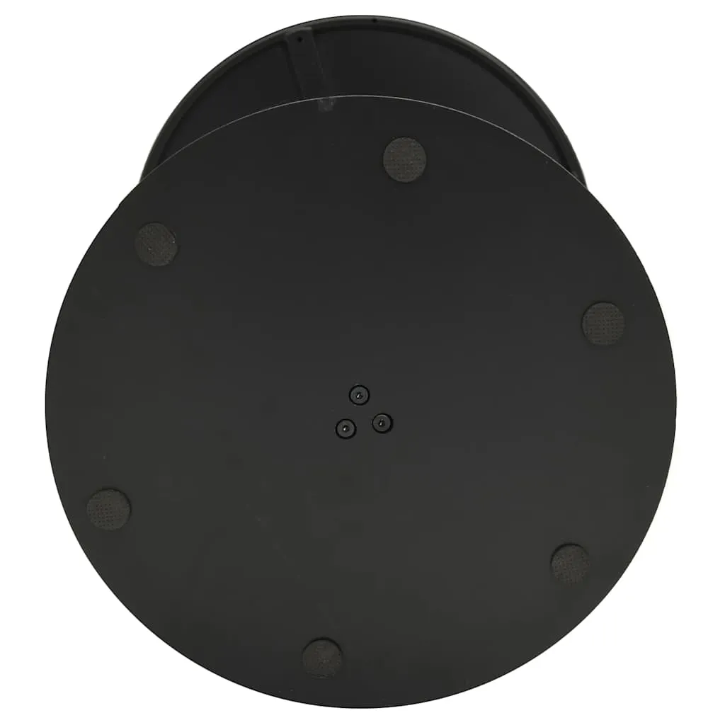 Outdoor-Stehtisch 60 x 105 cm Schwarz Pulverbeschichteter Stahl