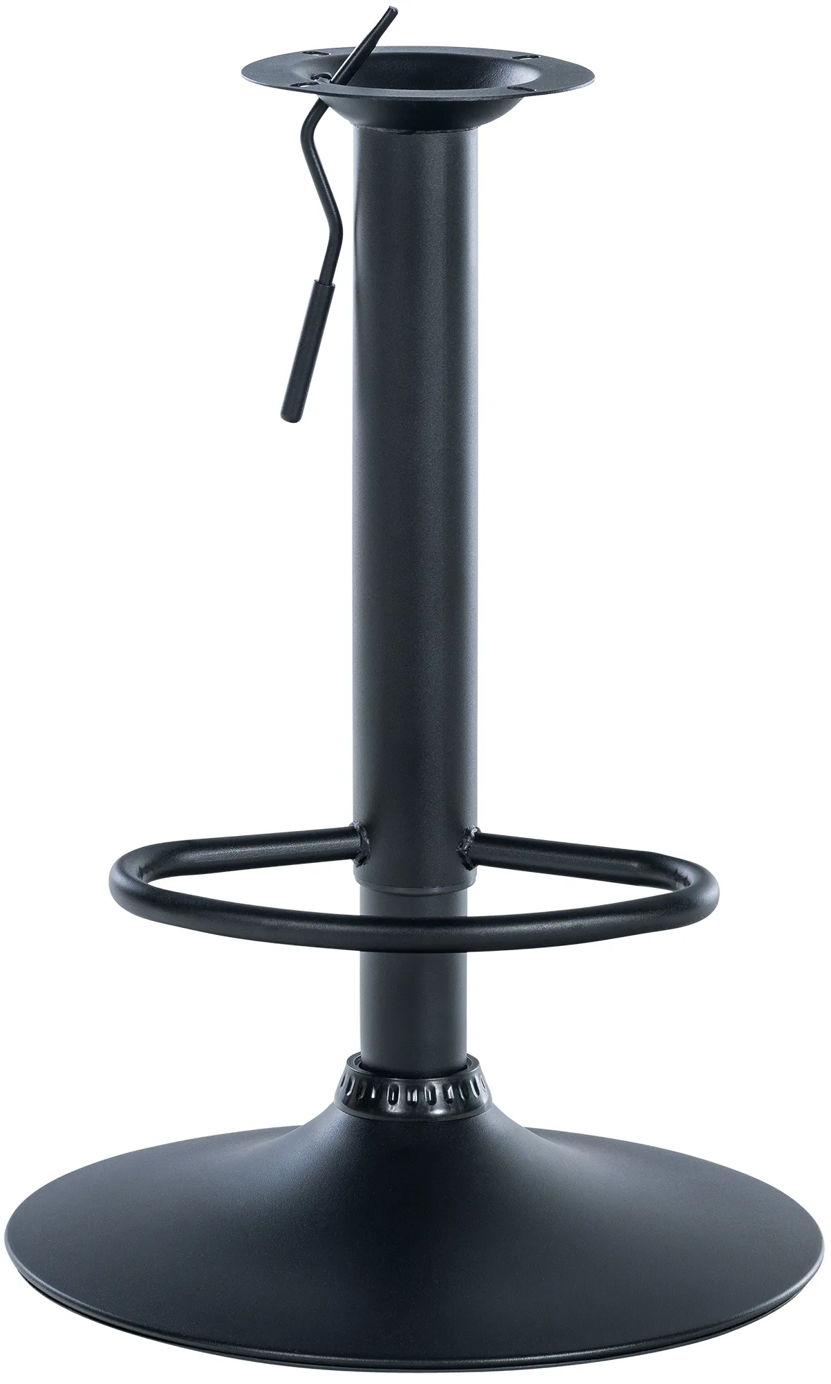 XL-Gestell für Barhocker 57-77 cm Schwarz
