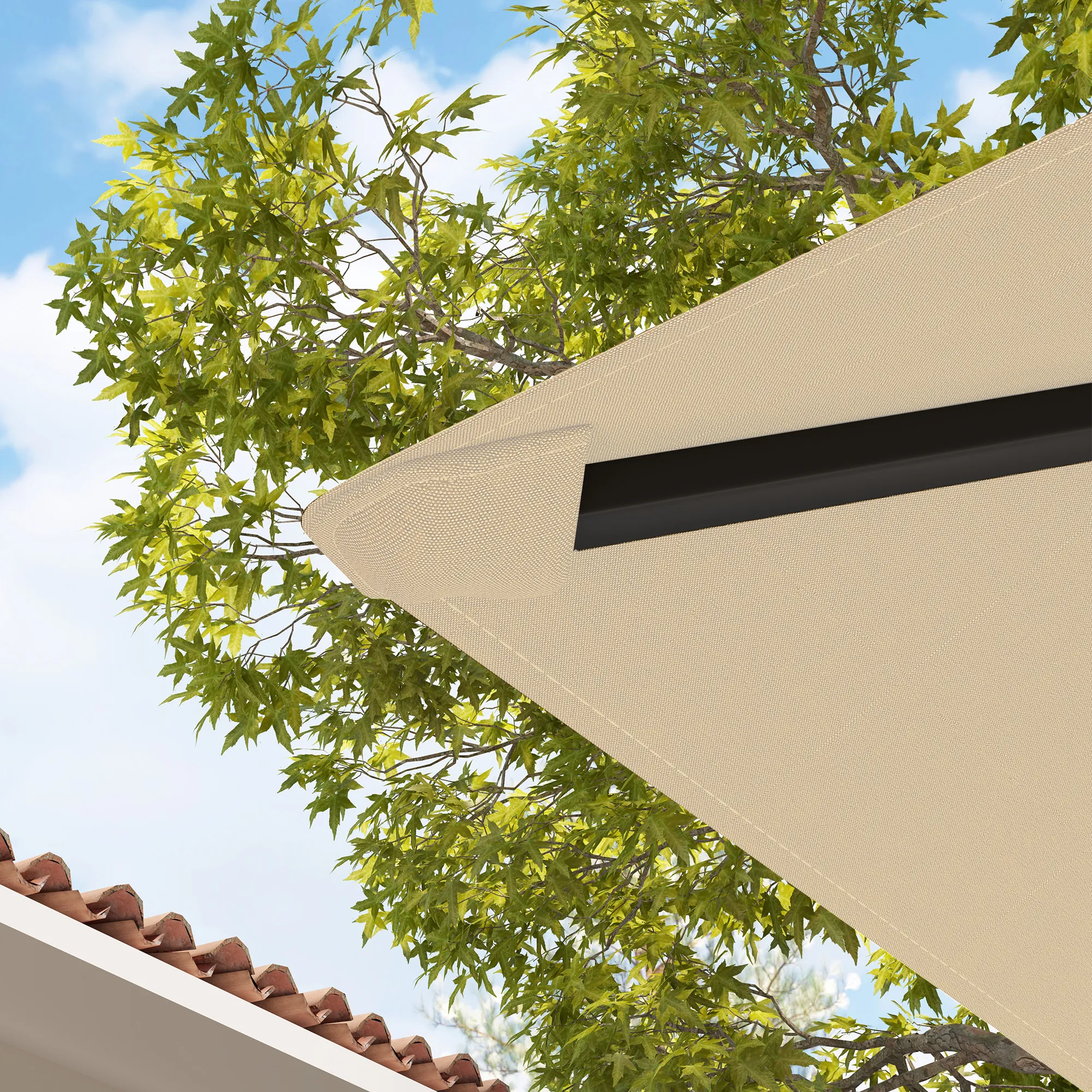 Pavillon Ersatzdach 3x3m Beige