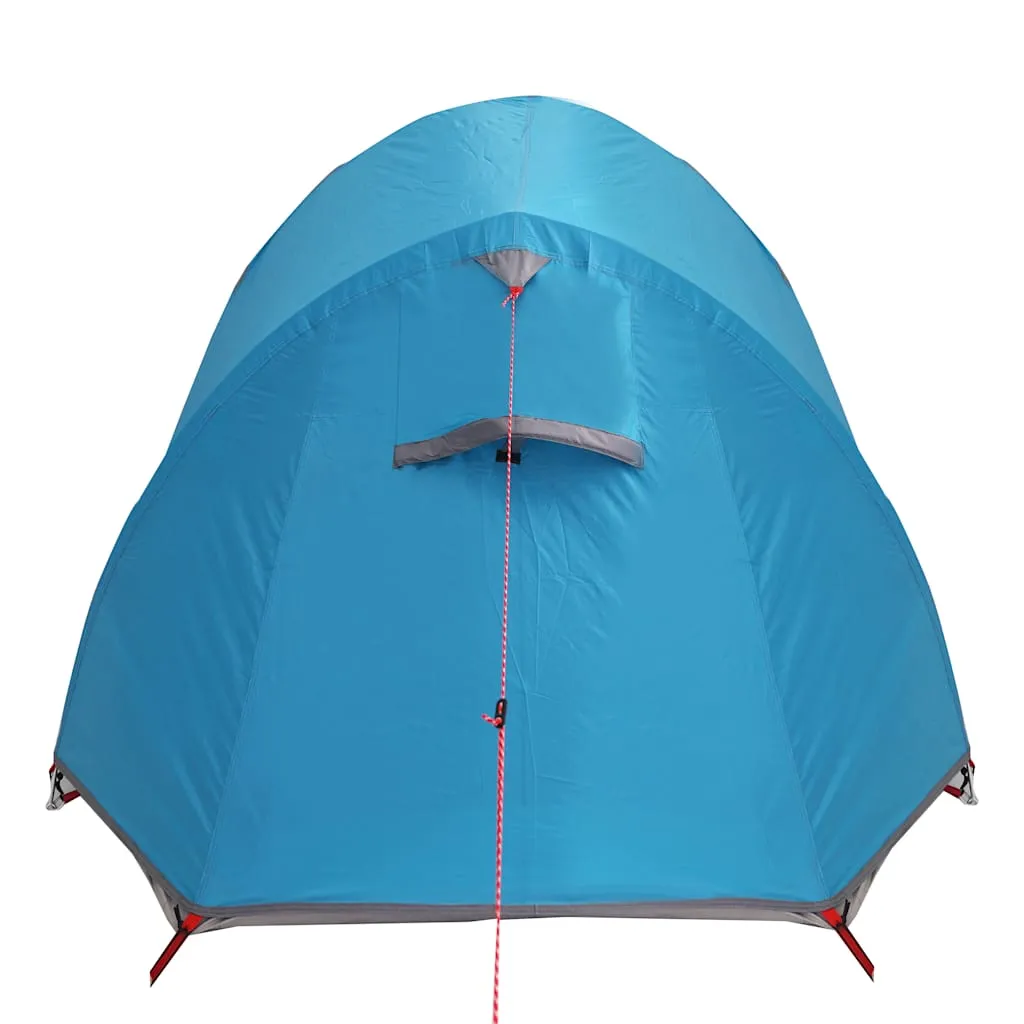 Campingzelt Tunnelzelt Blau 283x193x125 cm für 3 Personen