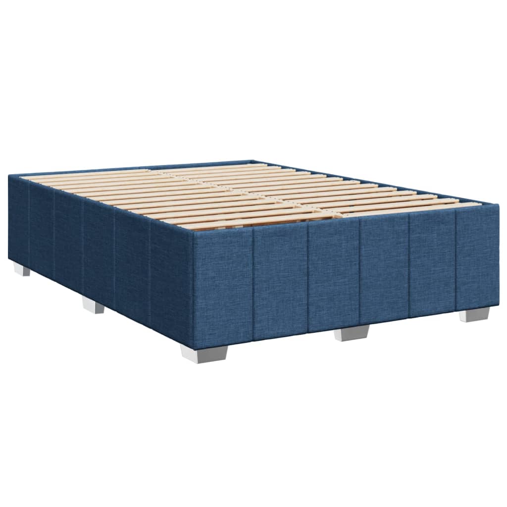 Boxspringbett Taschenfederkernmatratze 140x200 cm Blau