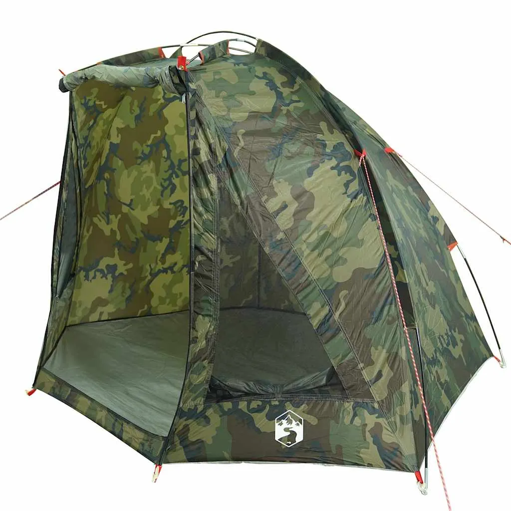 Angelzelt Campingzelt 210x170x125 cm Tarnfarbe wasserdicht