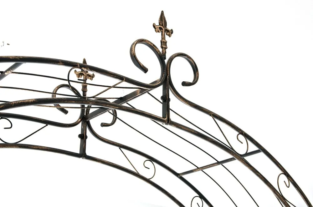 Rosenbogen Sun 260x148x34,5 cm Bronze