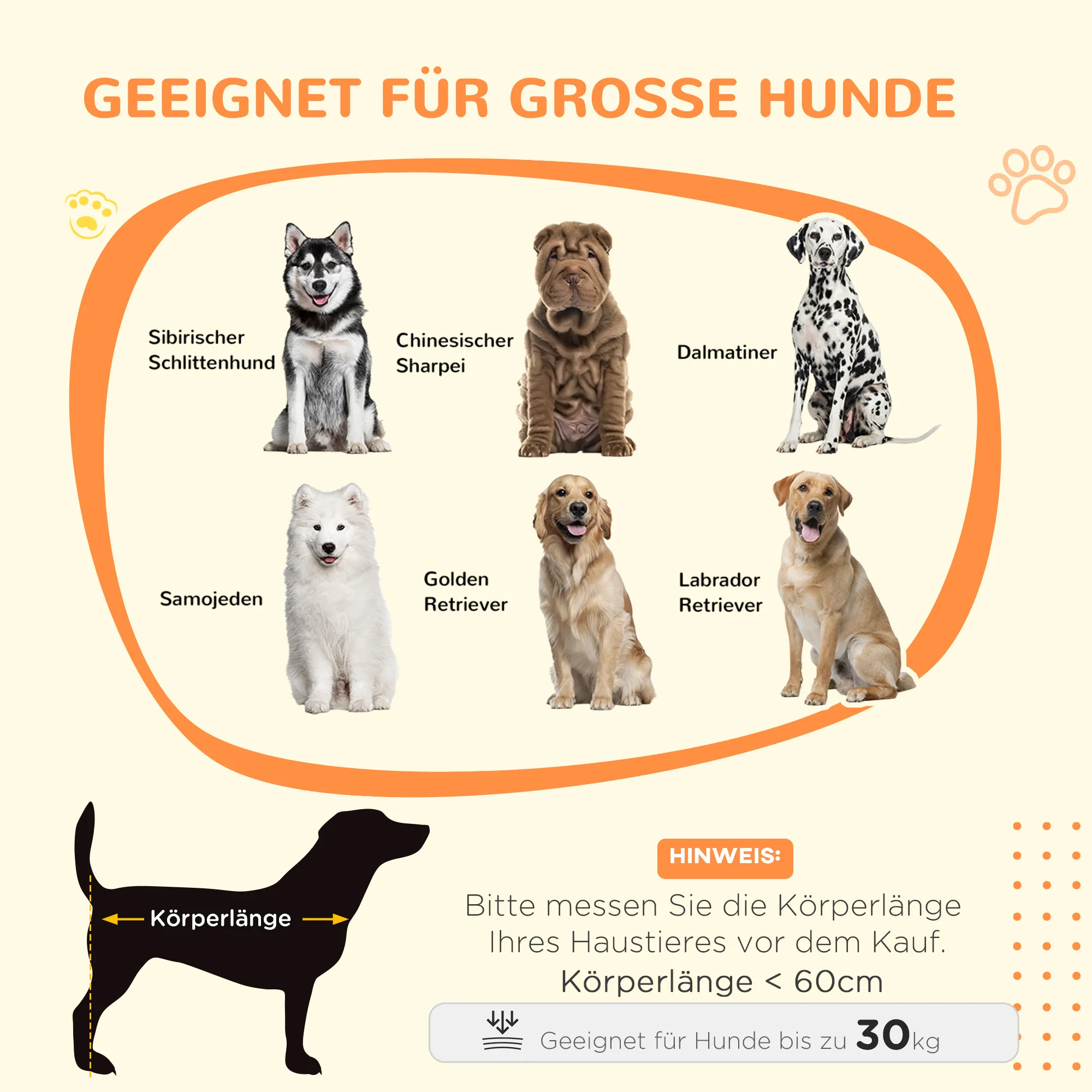 Hundekäfig Weiß 98L x 58B x 61H cm