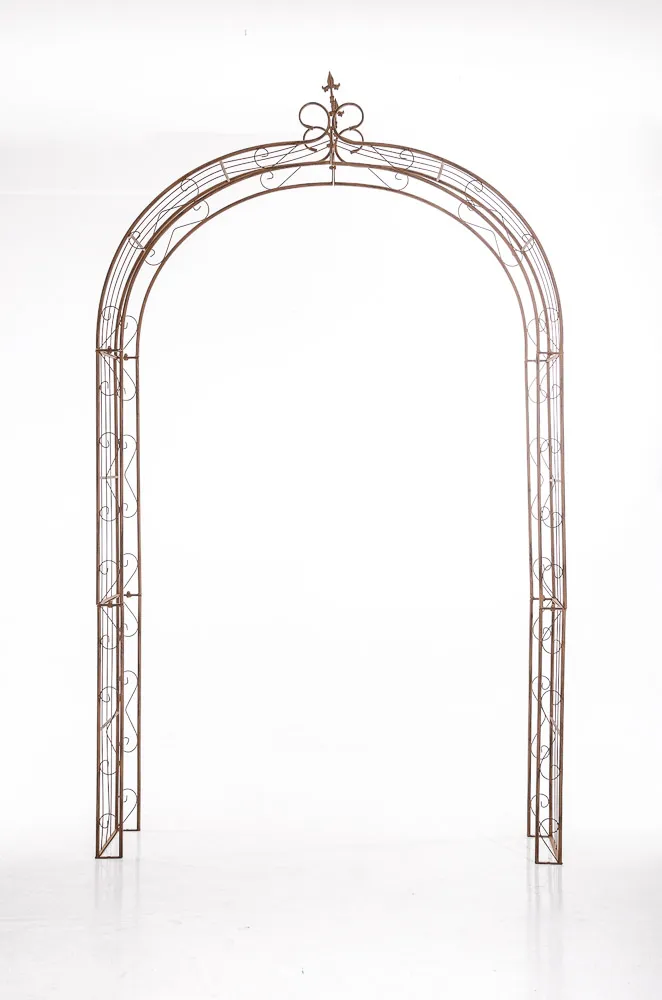 Rosenbogen Sun 260x148x34,5 cm antik braun