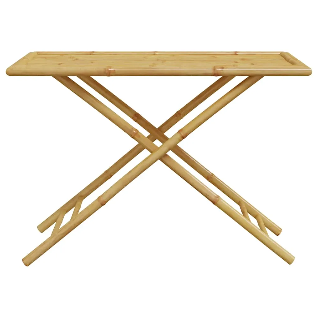 Klapptisch aus Massivholz 110 x 55 x 75 cm in natürlicher Farbe
