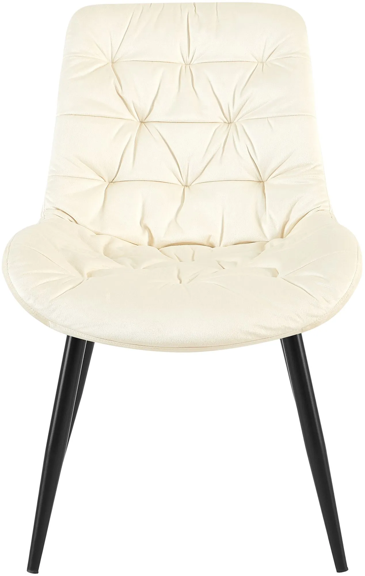Esszimmerstuhl Rossford 85x56x63 cm Creme