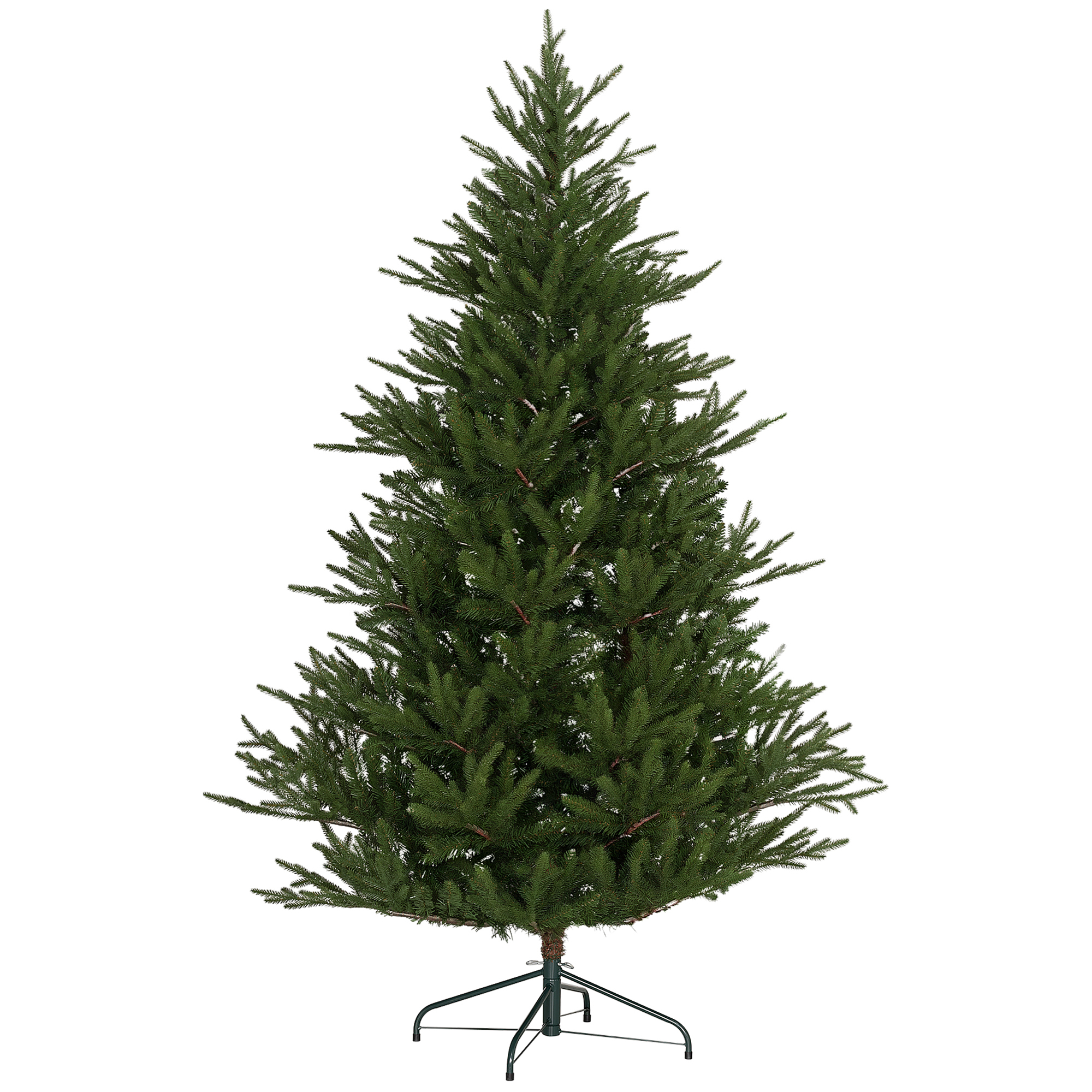 Weihnachtsbaum künstlich 183 cm, realistisch, Kunststoff, Grün