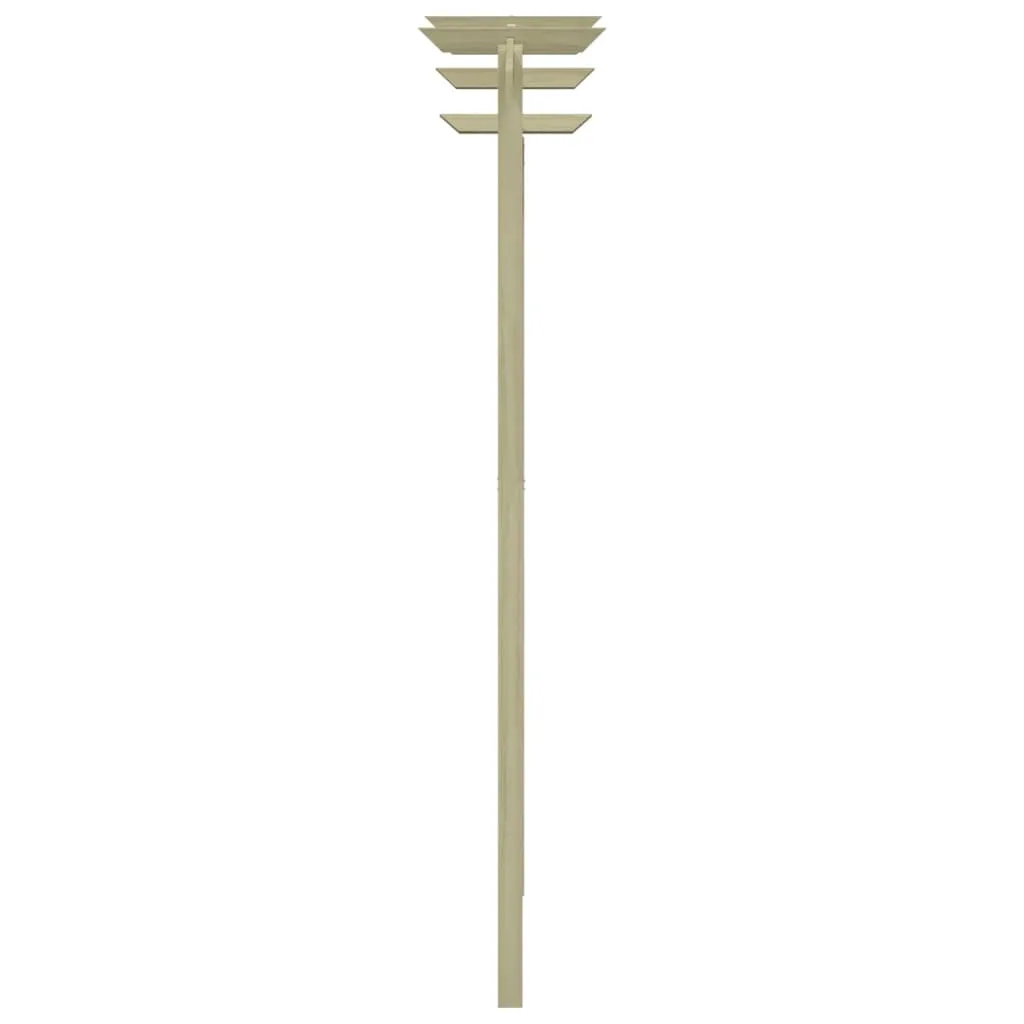 Gartenpergola aus kesseldruckimprägniertem Massivholz 180x210x40 cm grün