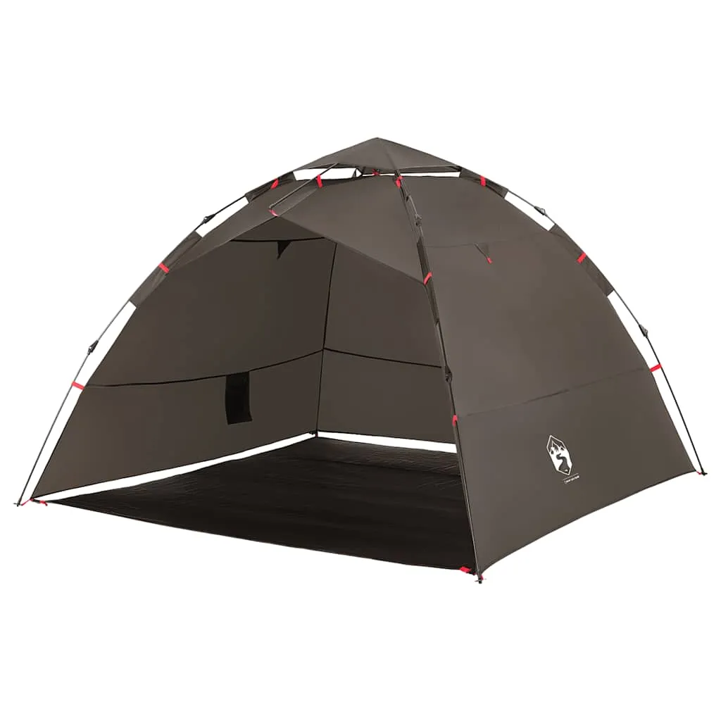 Angelzelt Campingzelt Braun 260 x 246 x 180 cm wasserdicht
