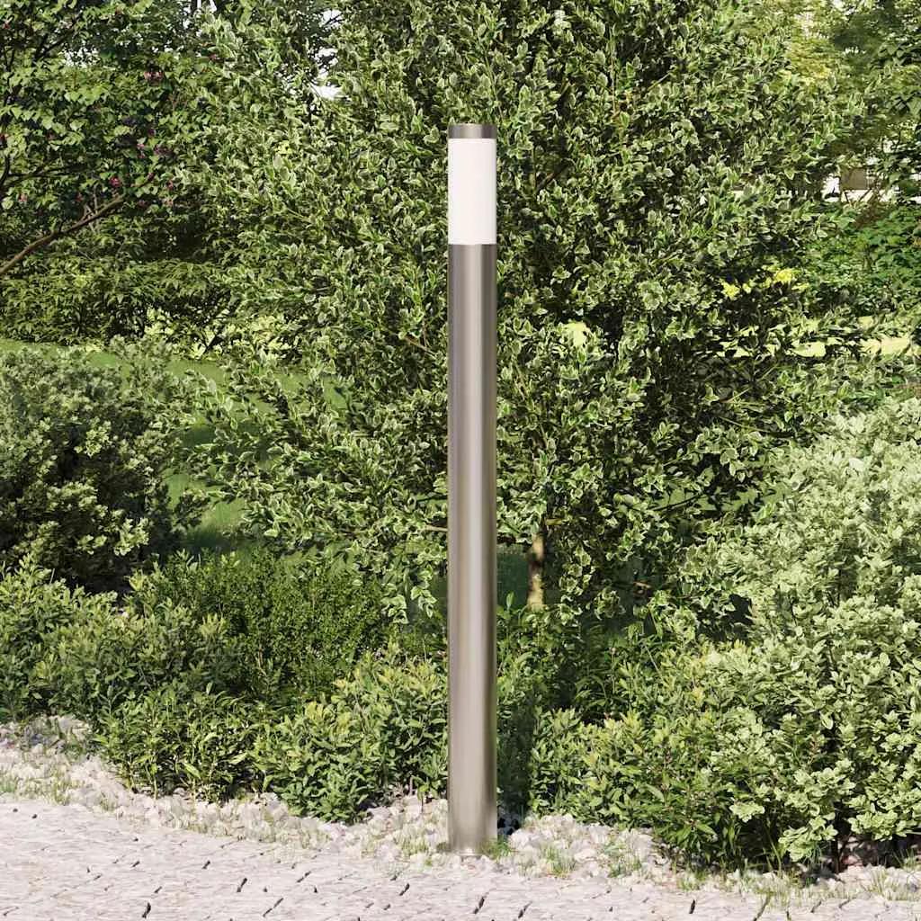 Pollerleuchte Edelstahl 11 x 110 cm Silber