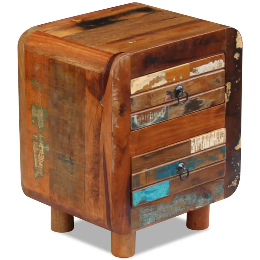 Antik-Stil Nachttisch aus Massivholz 43 x 33 x 51 cm